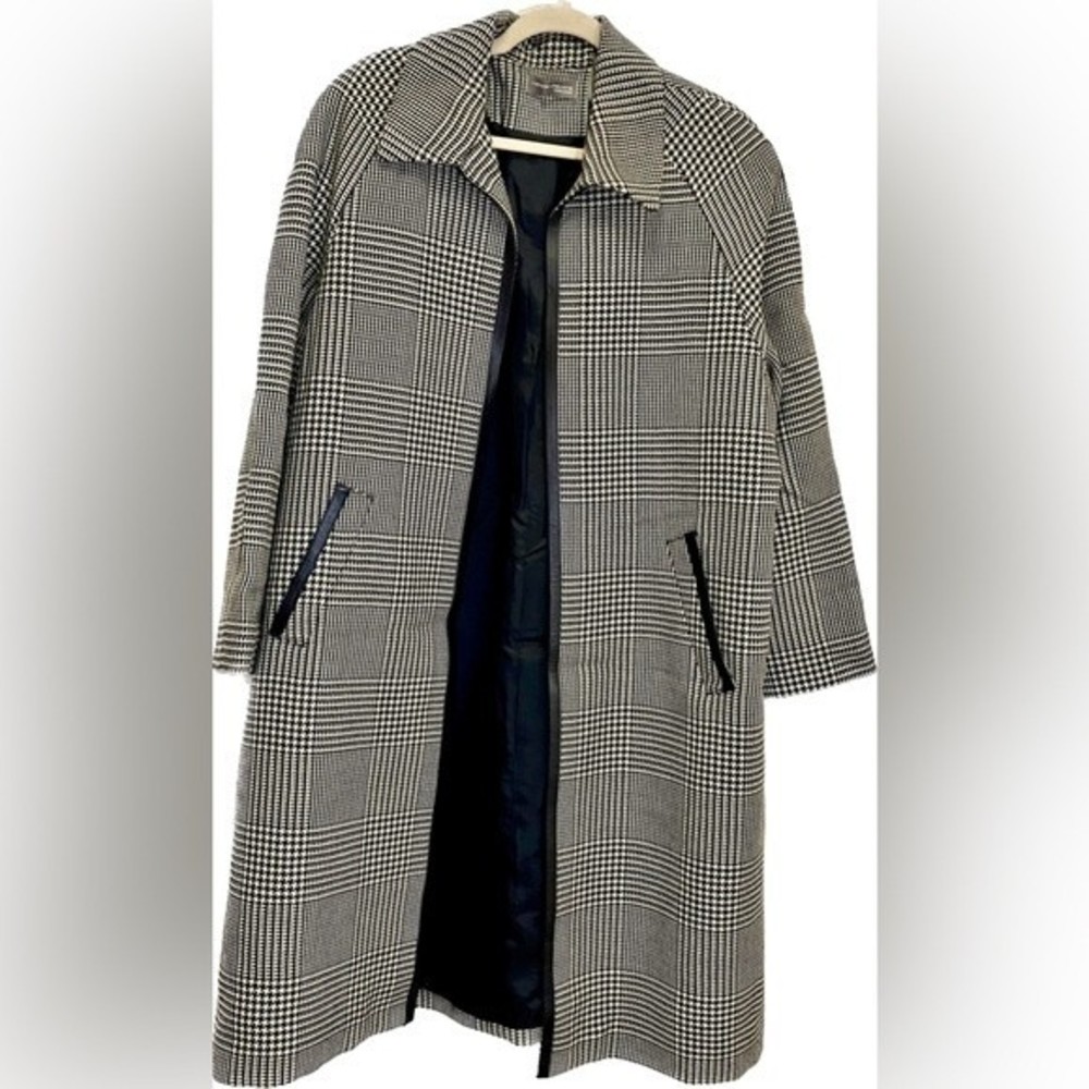 Vintage Plaid Wool Coat